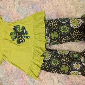Boutique St. Patrick's Day outfit.